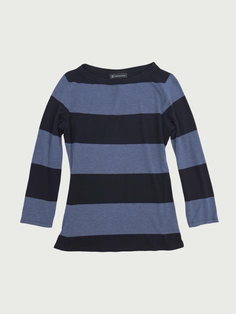 3/4 Sleeve Striped Tee
